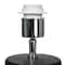 Hello Honey® 20" Black Stoneware Table Lamp with Linen Shade
